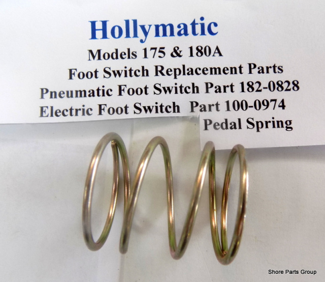 Hollymatic Mixer Grinder Models 175 - 180A  Electric Foot Switch Part 100-0974 & Pneumatic Foot Swit